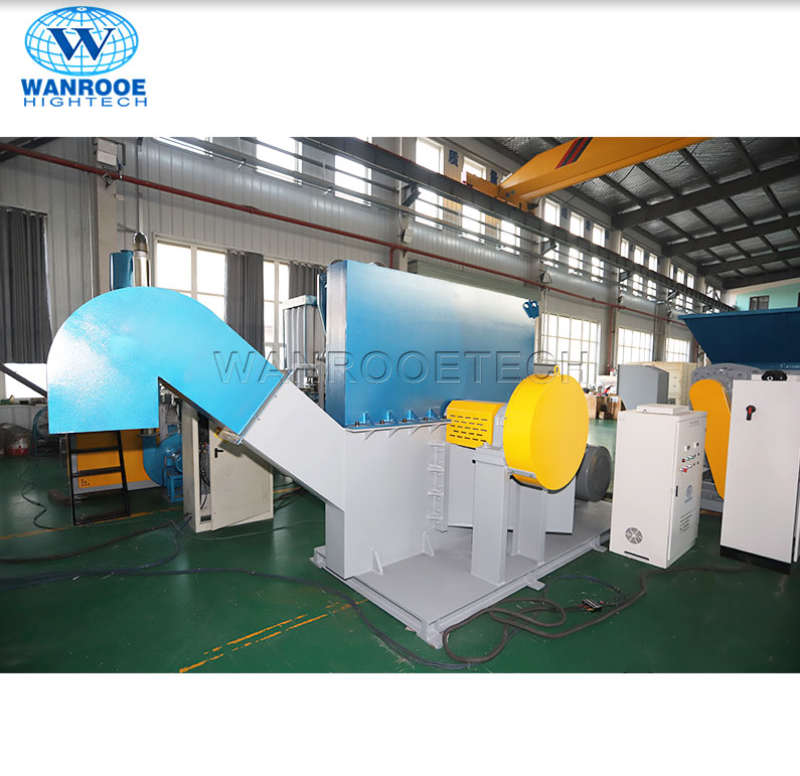 100-2000kg/saat Kapasiteli Atık Plastik Kırma Makinesi Plastik Boru Kırma Makinesi PVC Boru Geri Dönüşüm Makinesi