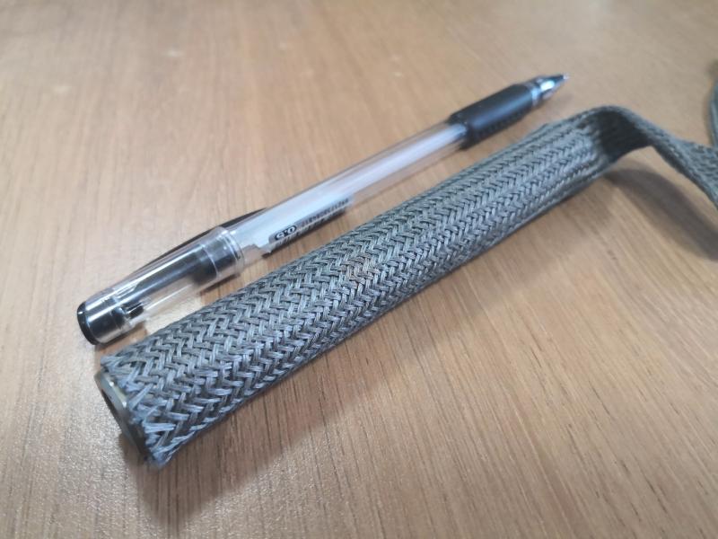 Fiber sleeve for chemical tempering glass