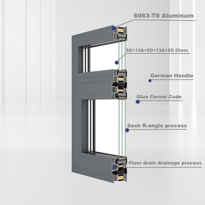 Aluminum Thermal Break Window