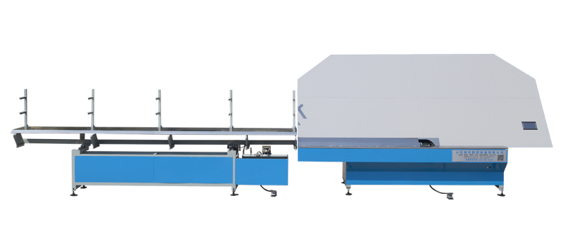Automatic aluminum frame cutting and bending machine