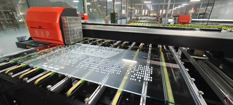 Ceramic glass printing machine