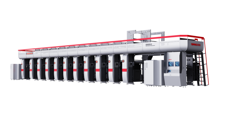 Rotogravure printing machine
