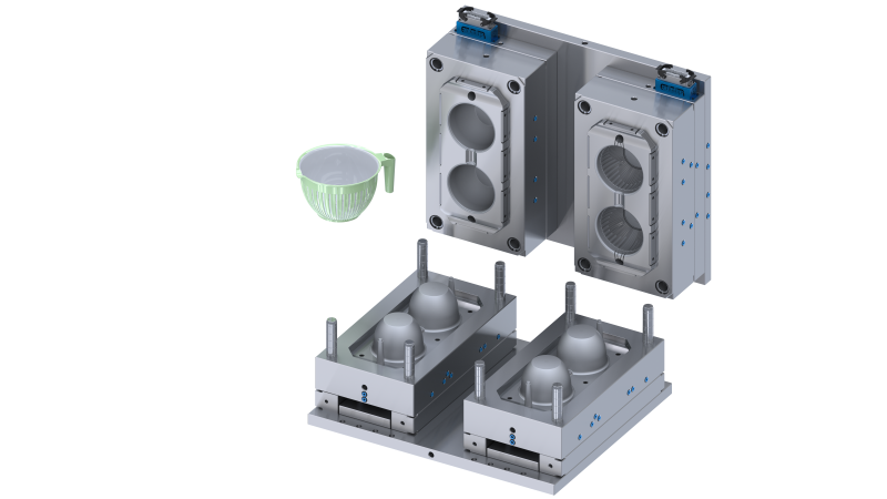 ÇİFT RENK MİKSER KASE KALIBI
