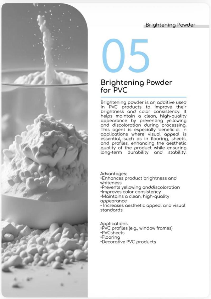 PVC için Parlatıcı Toz