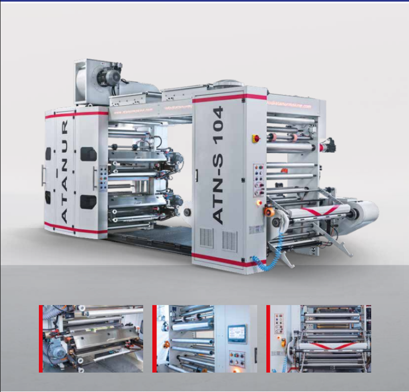 Stack Tip Flexo Basbkı Makinesi