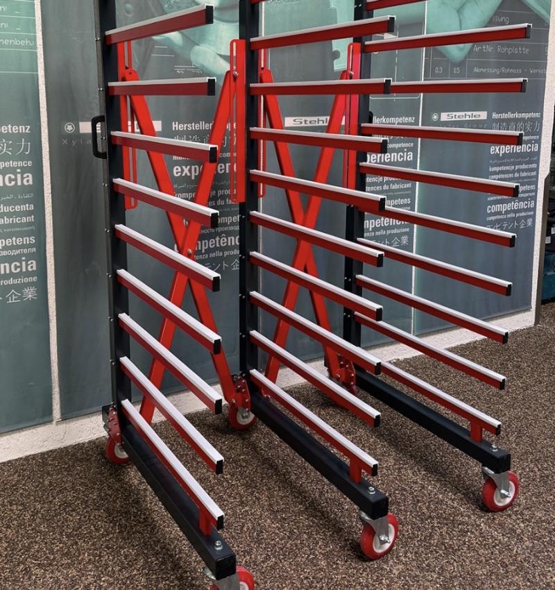 glass transport carts