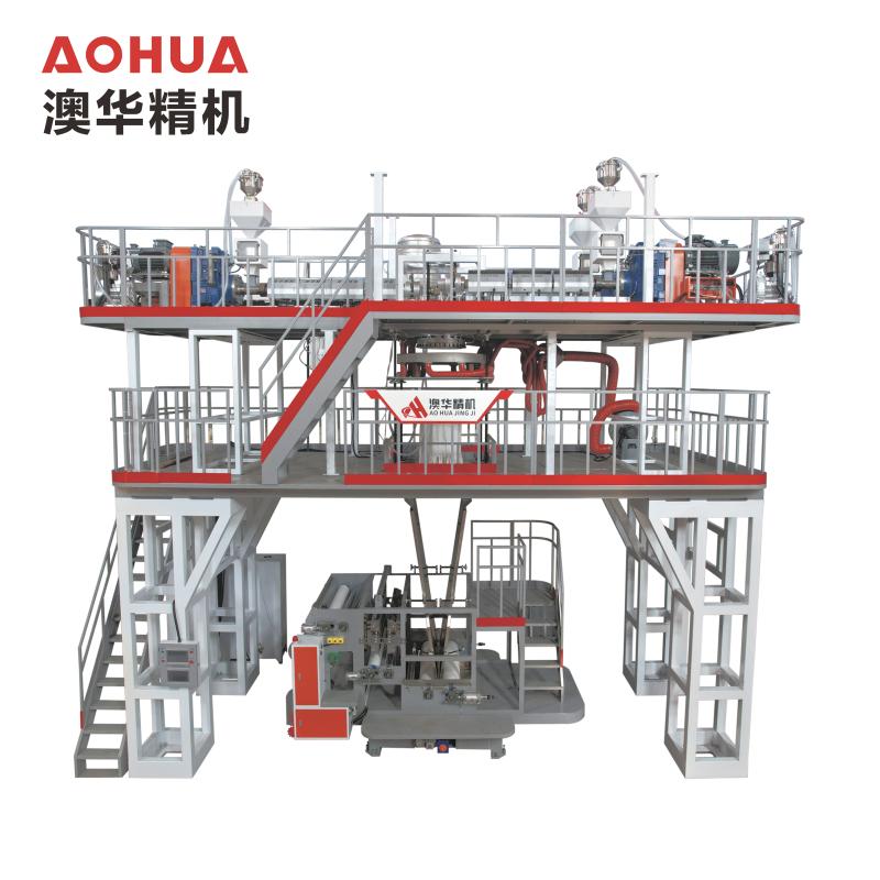 su söndürmeli PP/CPP tek katmanlı/AB/ABC 3 katmanlı aşağı doğru üfleme makinesi