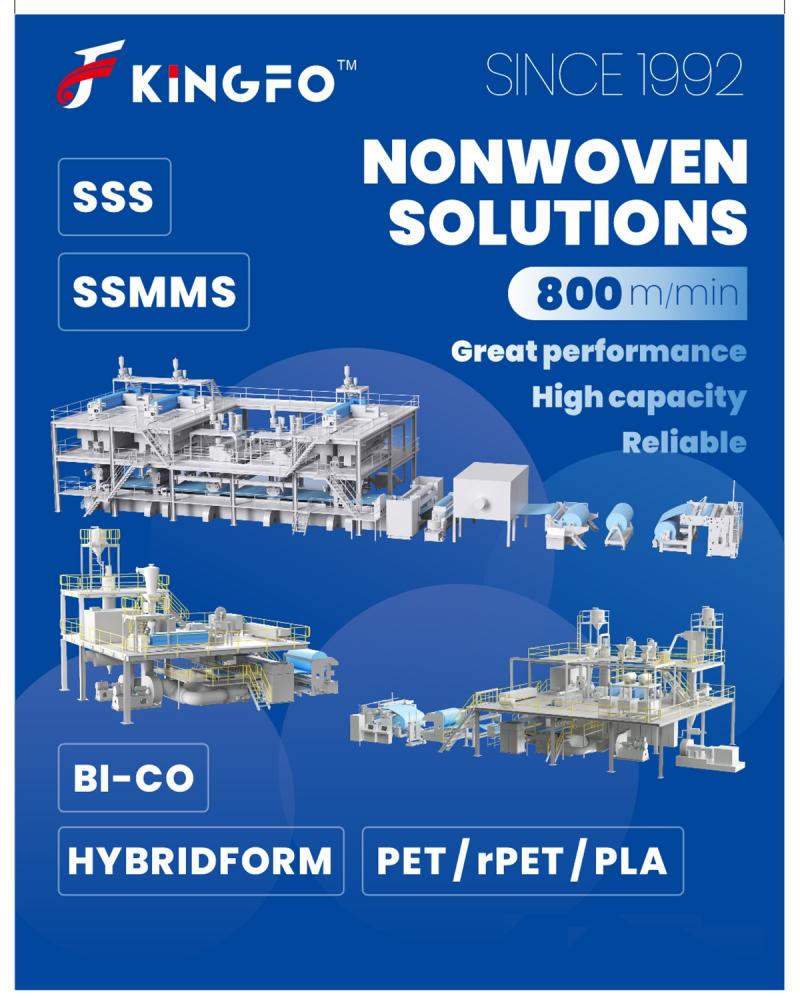 Spunbond nonwoven hattı