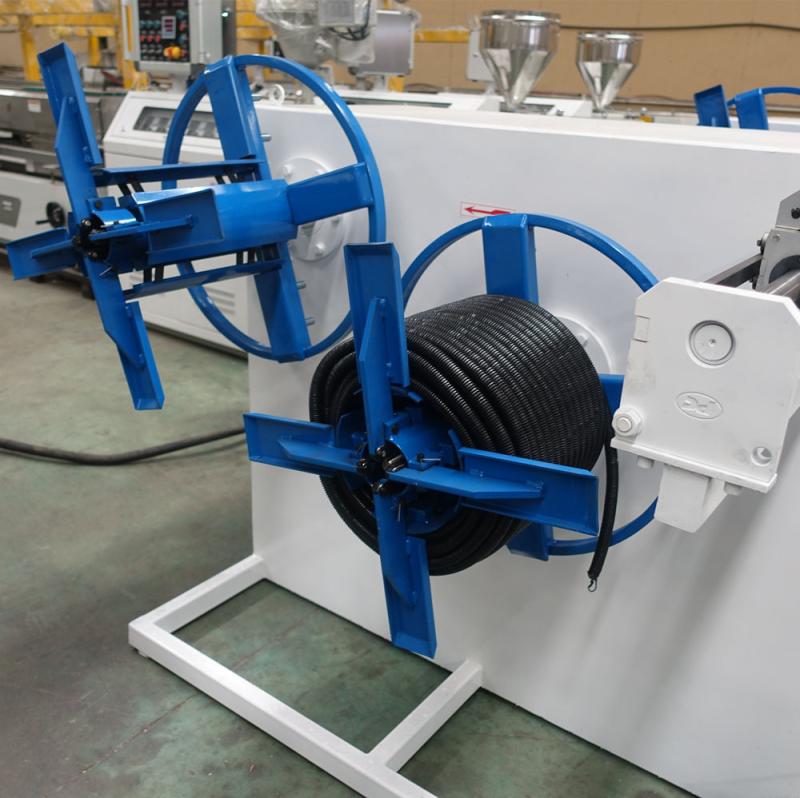 PE Single Wall Corrugated Pipe Machine