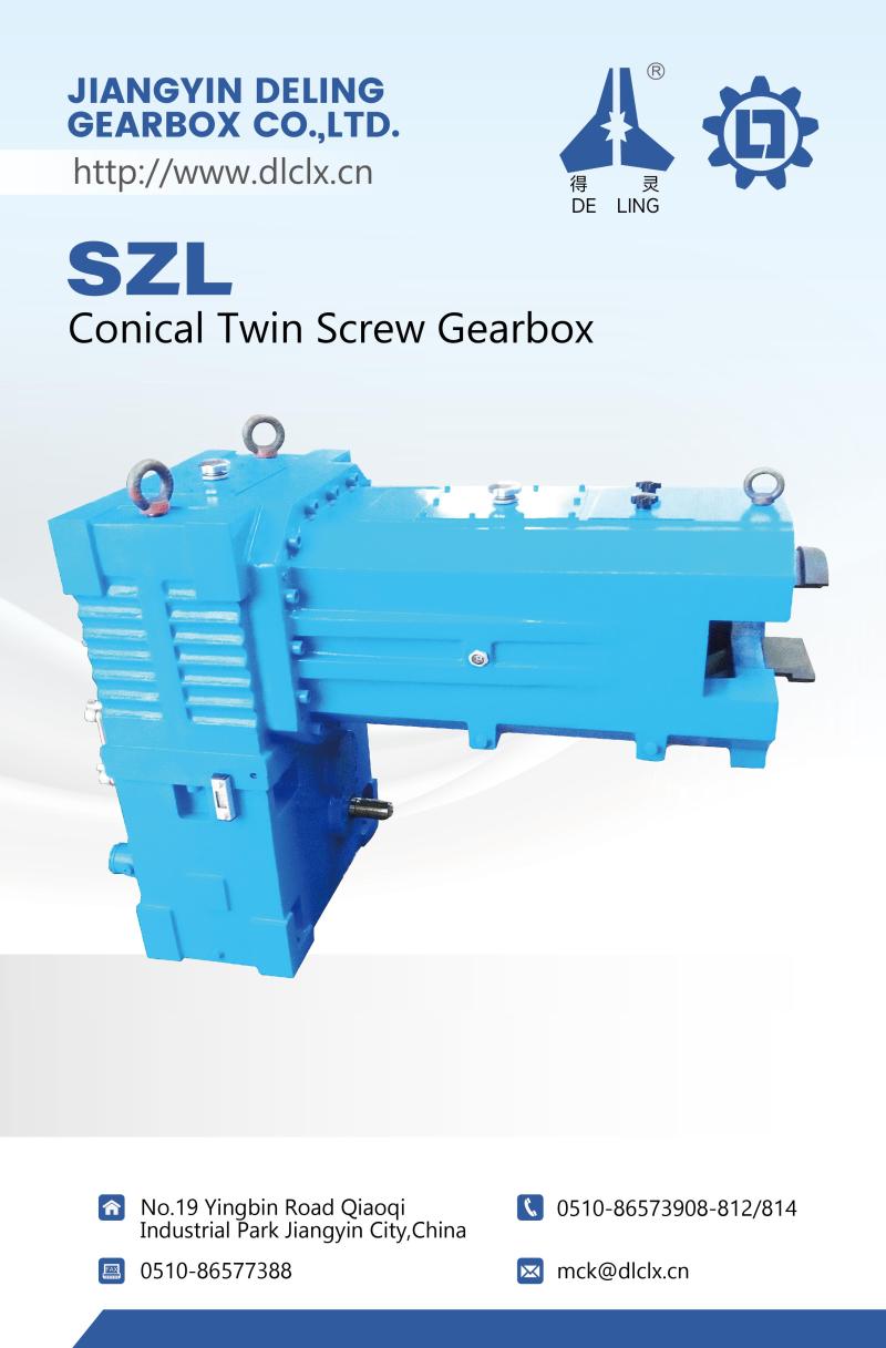 CONICAL TWIN SCREW GEARBOX
