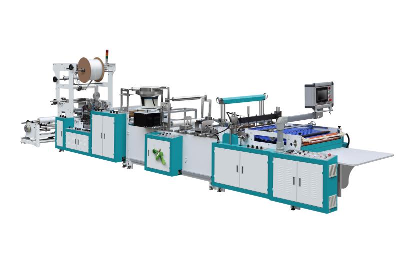 TPM-800INS fermuar çanta ekleme makinesi ile