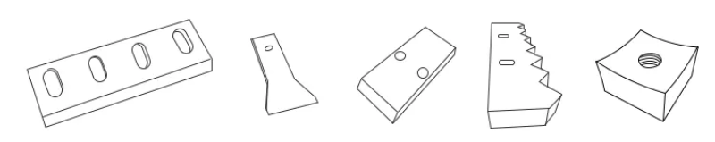 Geri dönüşüm bıçakları lazer filtre bıçak taşlama makinesi