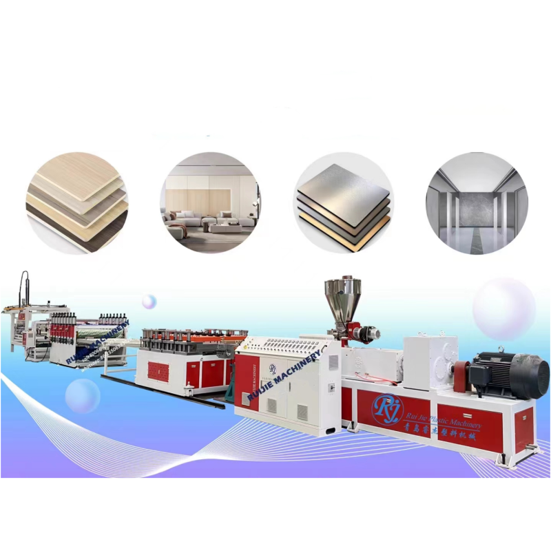 PVC WPC Kabuk Köpük Levha Mobilya Kurulu Üretim Makinesi
