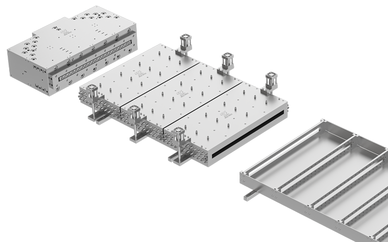 Extrusion mould for PVC WPC door panel