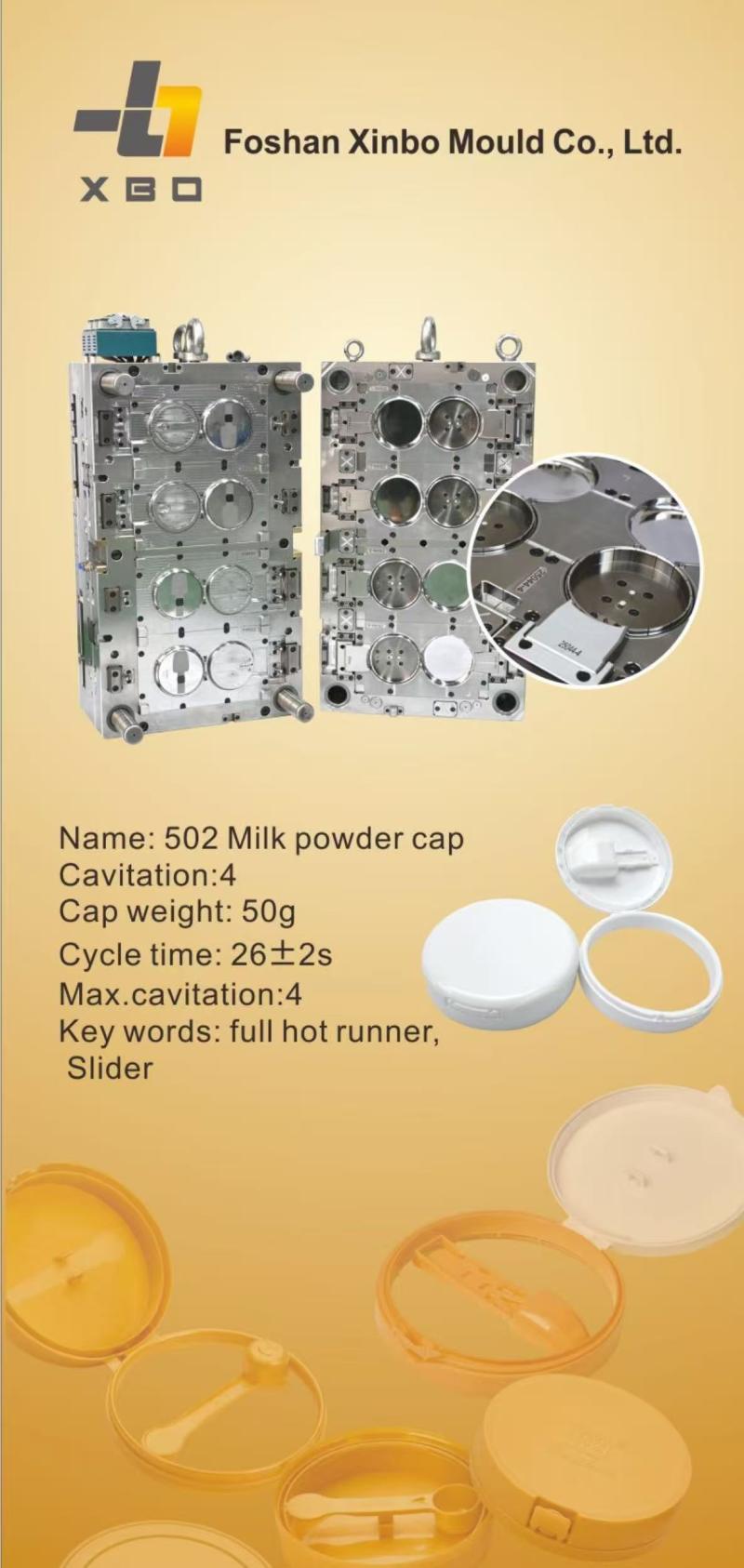 Süt tozu kapağı kalıbı