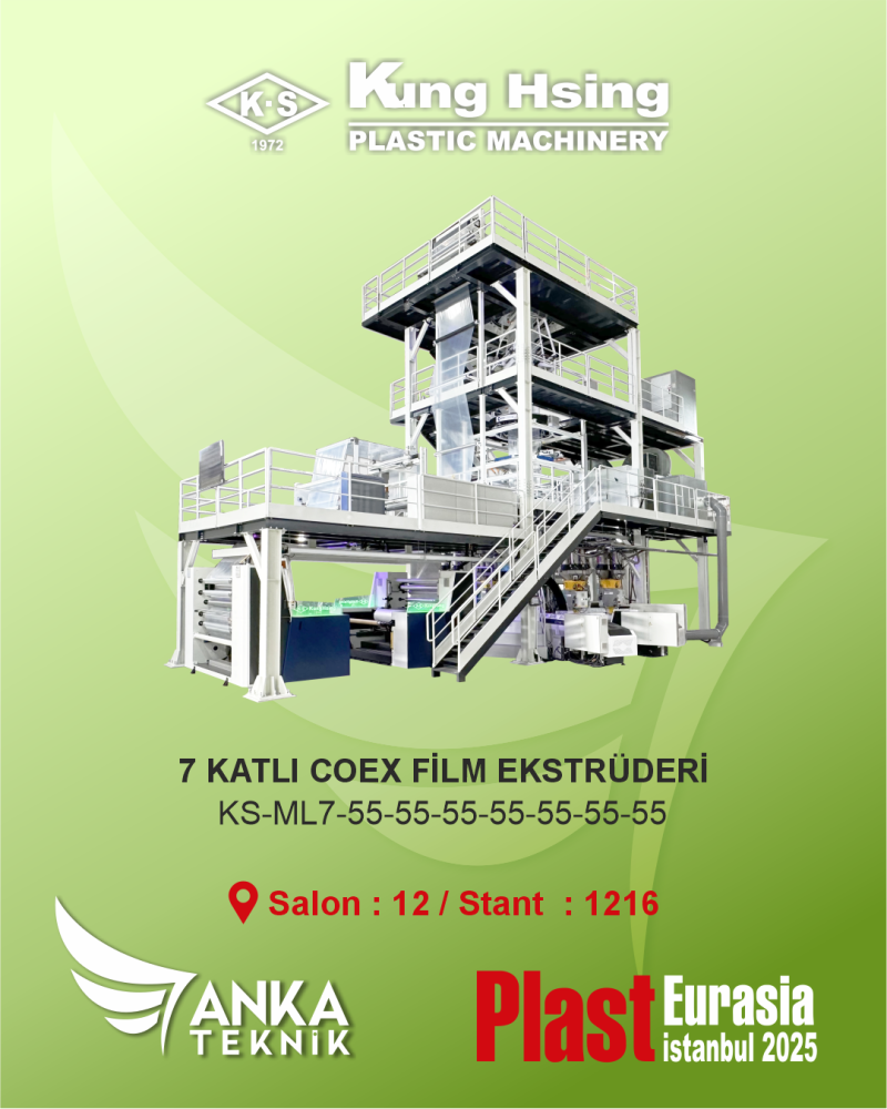 7 Katlı Coex Film Ekstrüderi