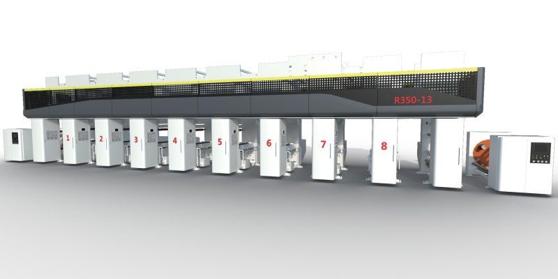 R350 Serisi Neoregister Rotogravür Baskı Makinesi