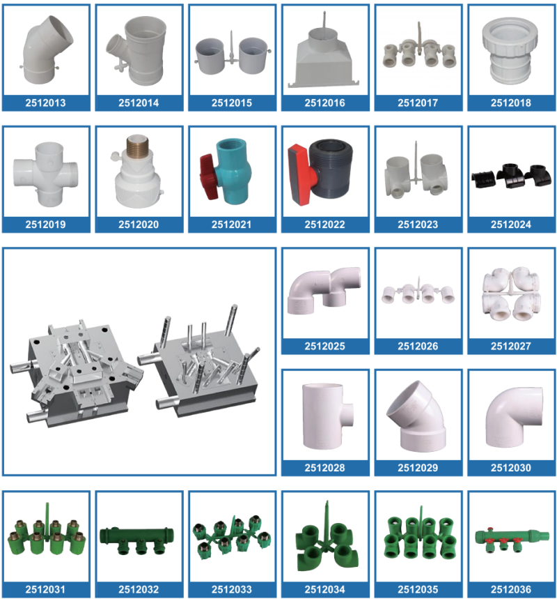 Plastik kalıplar boru parçaları