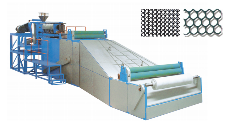 PE 3D Drainage Net Online Compound Production Line