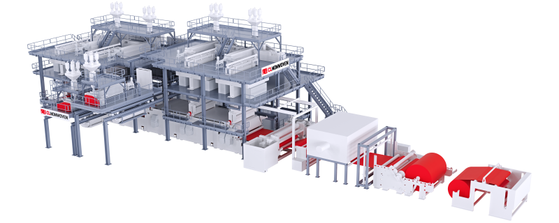 Spunbond Nonwoven Üretim Hattı