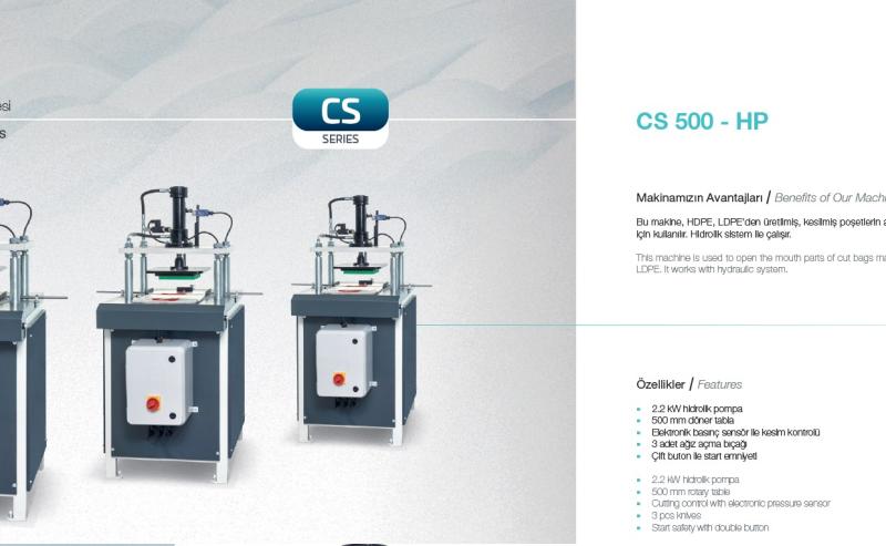 POŞET KESİM MAKİNALARI