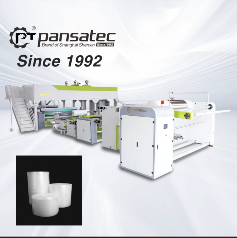 Pansatec yüksek hızlı ko-ekstrüzyon hava kabarcığı film makinesi