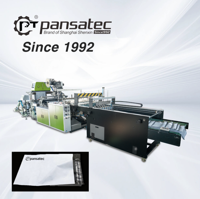 Pansatec yüksek hızlı poli posta makinesi yapma makinesi