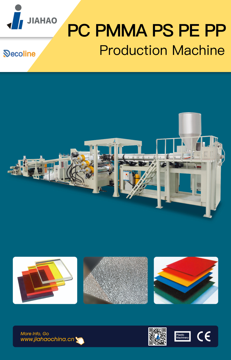 PC PMMA PS PE PP üretim makinesi