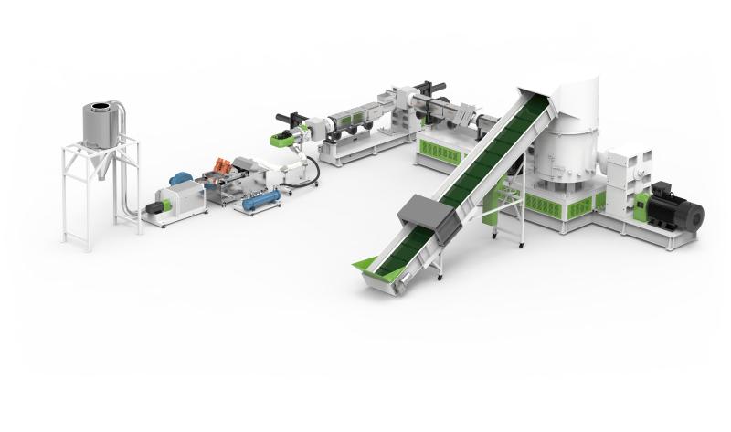 JWP Serisi Üç Makine Entegre Pelletize Makinesi