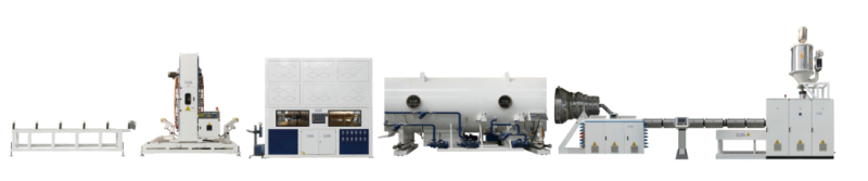 HDPE kılıf boruları (Prefabrik, doğrudan gömülü yalıtım) Üretim hattı