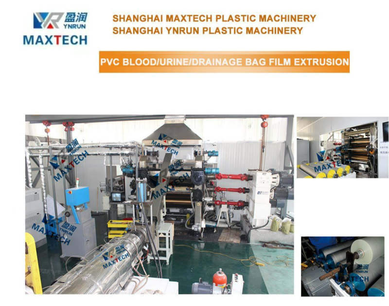 PVC MEDICAL FILM CALENDER EXTRUSION