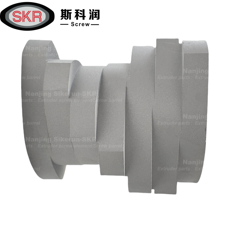 Ekstruder vidalı yoğurma bloğu