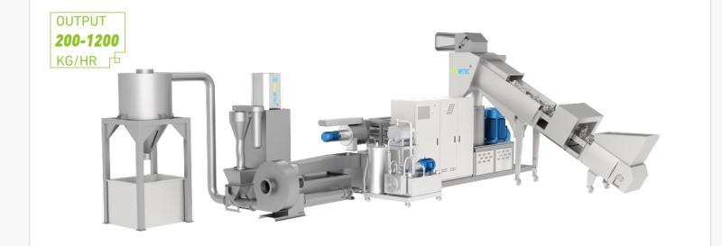 Recyling and Pelletizing Extruder Lines