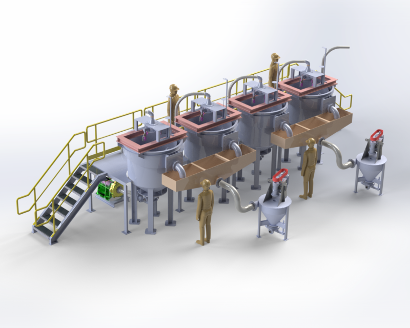 Pnömatik Flotasyon Hücresi