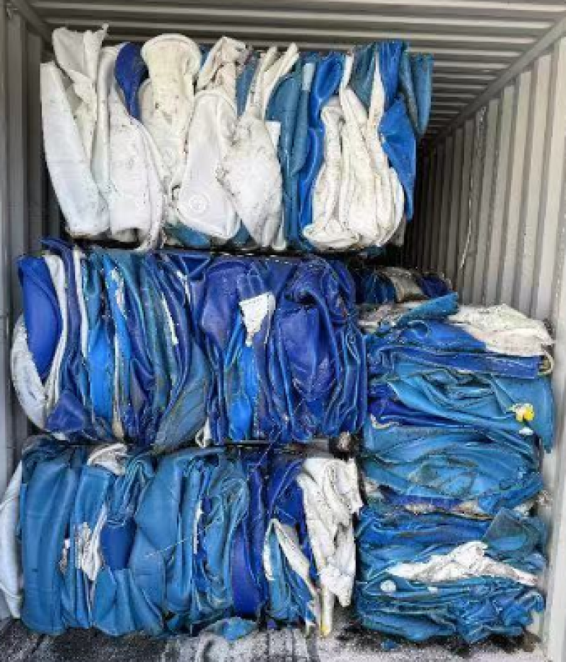 HDPE Big Drums baled