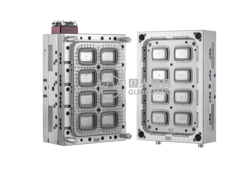 plastic thin wall food packaging container lid mold