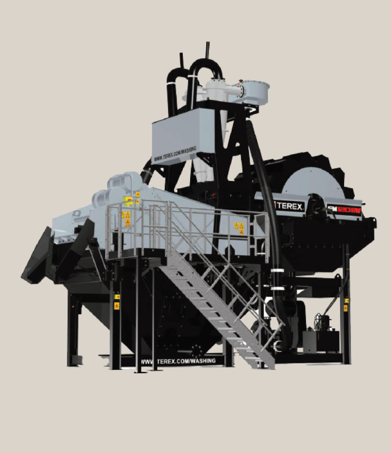 Kovalı ve Siklonlu Kum Yıkama Sistemi