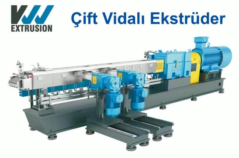 Çift Vidalı Kompaund Ekstrüder