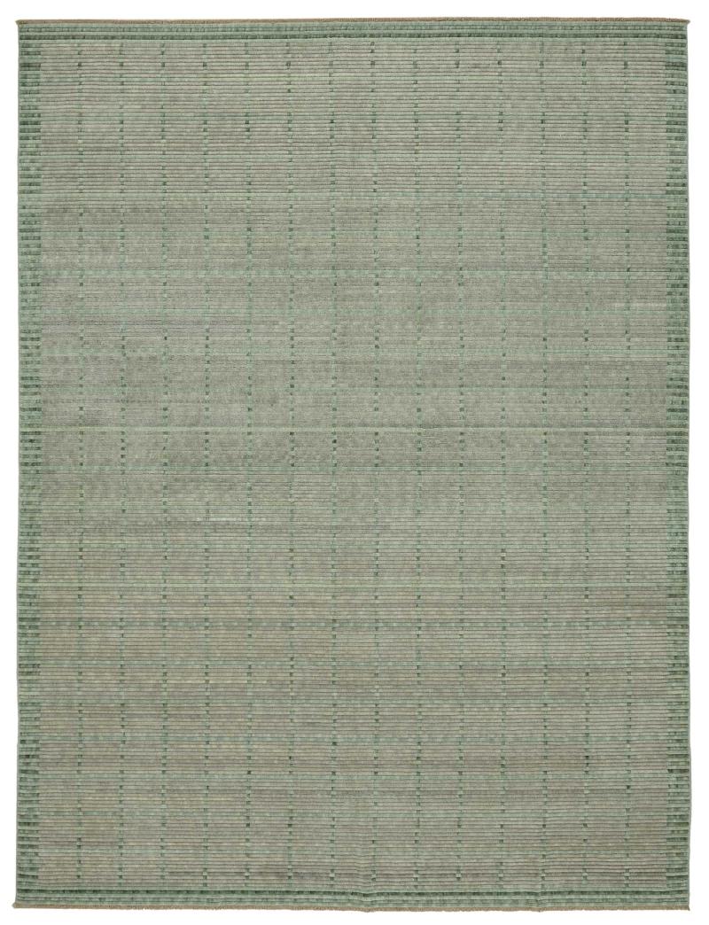 Hand-Finished Wool Machine Rug - 4