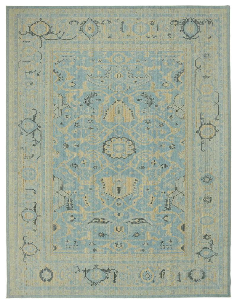 Hand-Finished Wool Machine Rug - 6