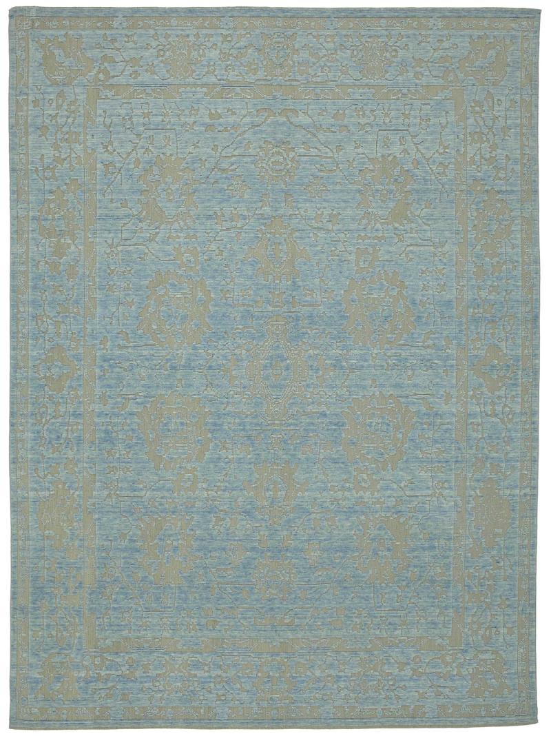 Hand-Finished Wool Machine Rug - 8