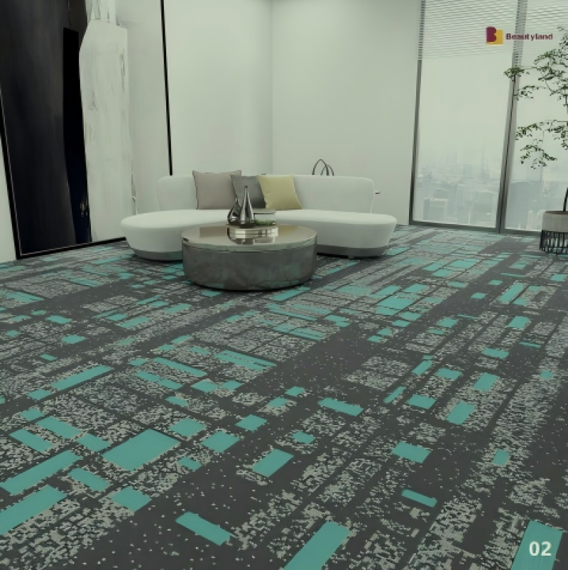 Wall to wall and nylon printed carpeting