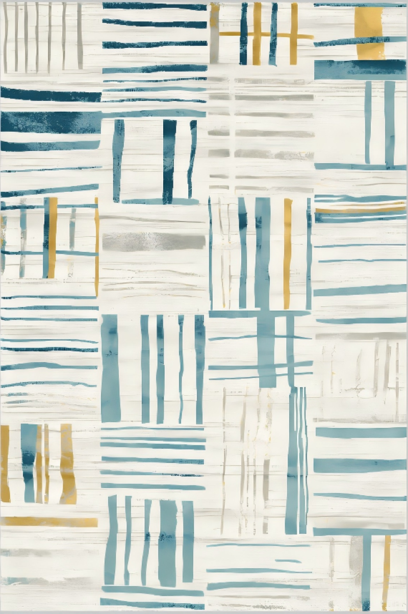 650 Faux Rabbit Fur Cotton Backing Printed Rug