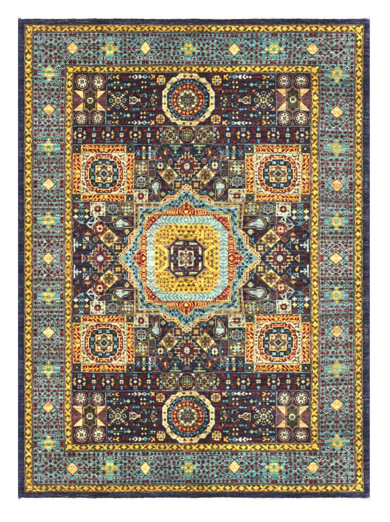 Mamluk 45×45 El Dokuması Halı