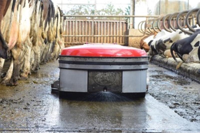 Beton zeminler için ahır temizleme sistemi