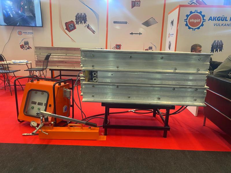 vulkanize bant ekleme pres