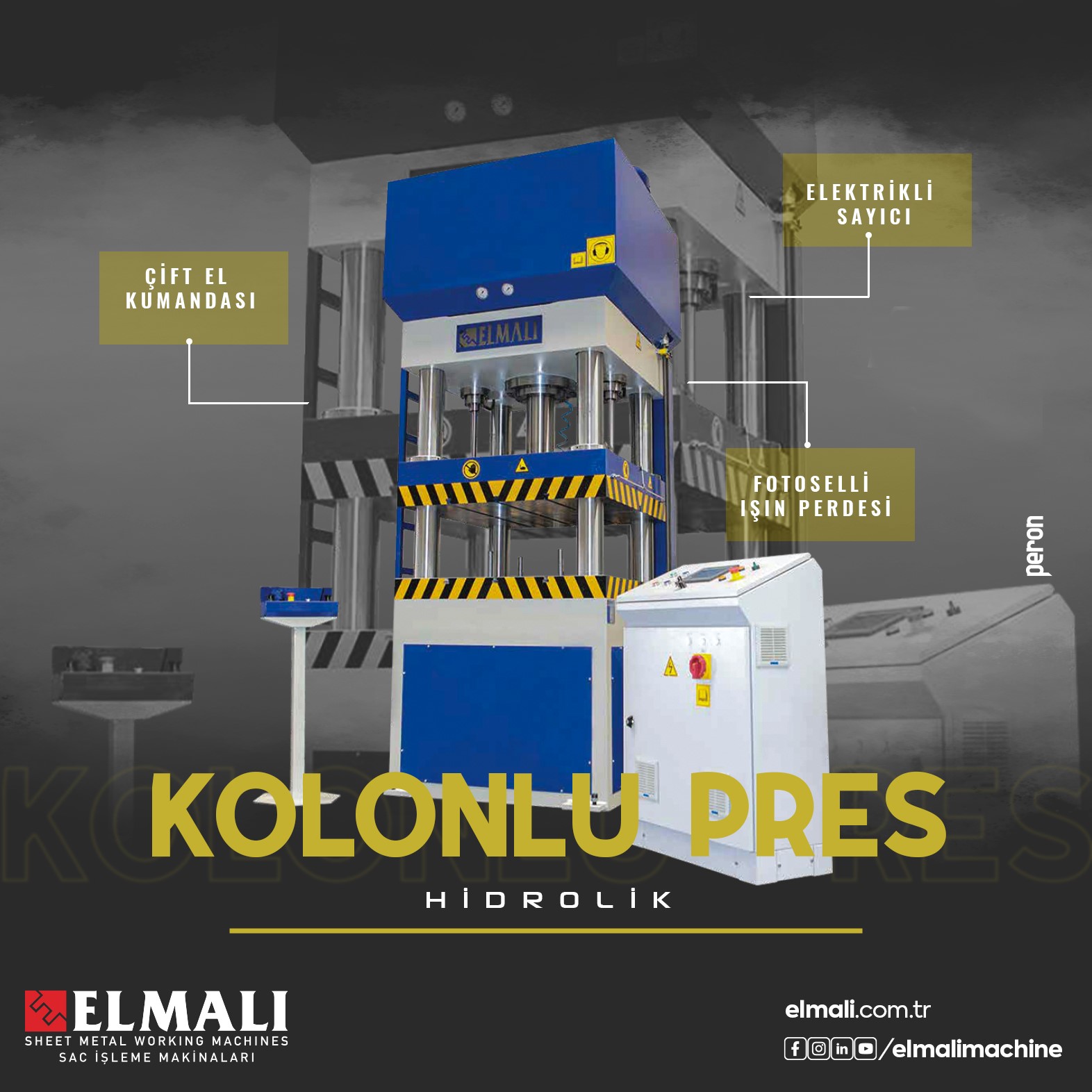 C, H OR COLUMN HYDRAULIC DEEP DRAWING PRESS