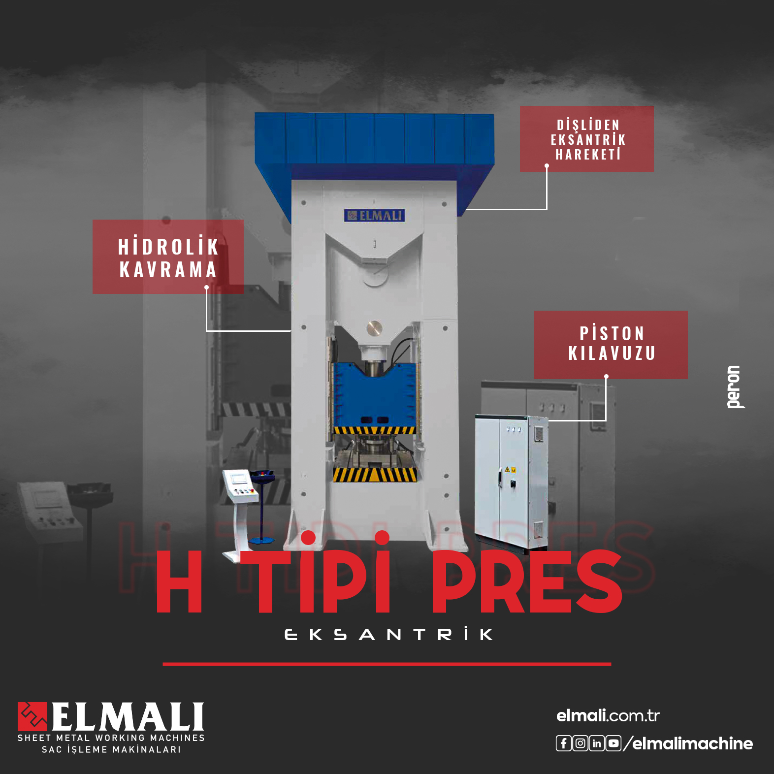 YÜKSEK TONAJLI H TİPİ EKSANTRİK PRESLER