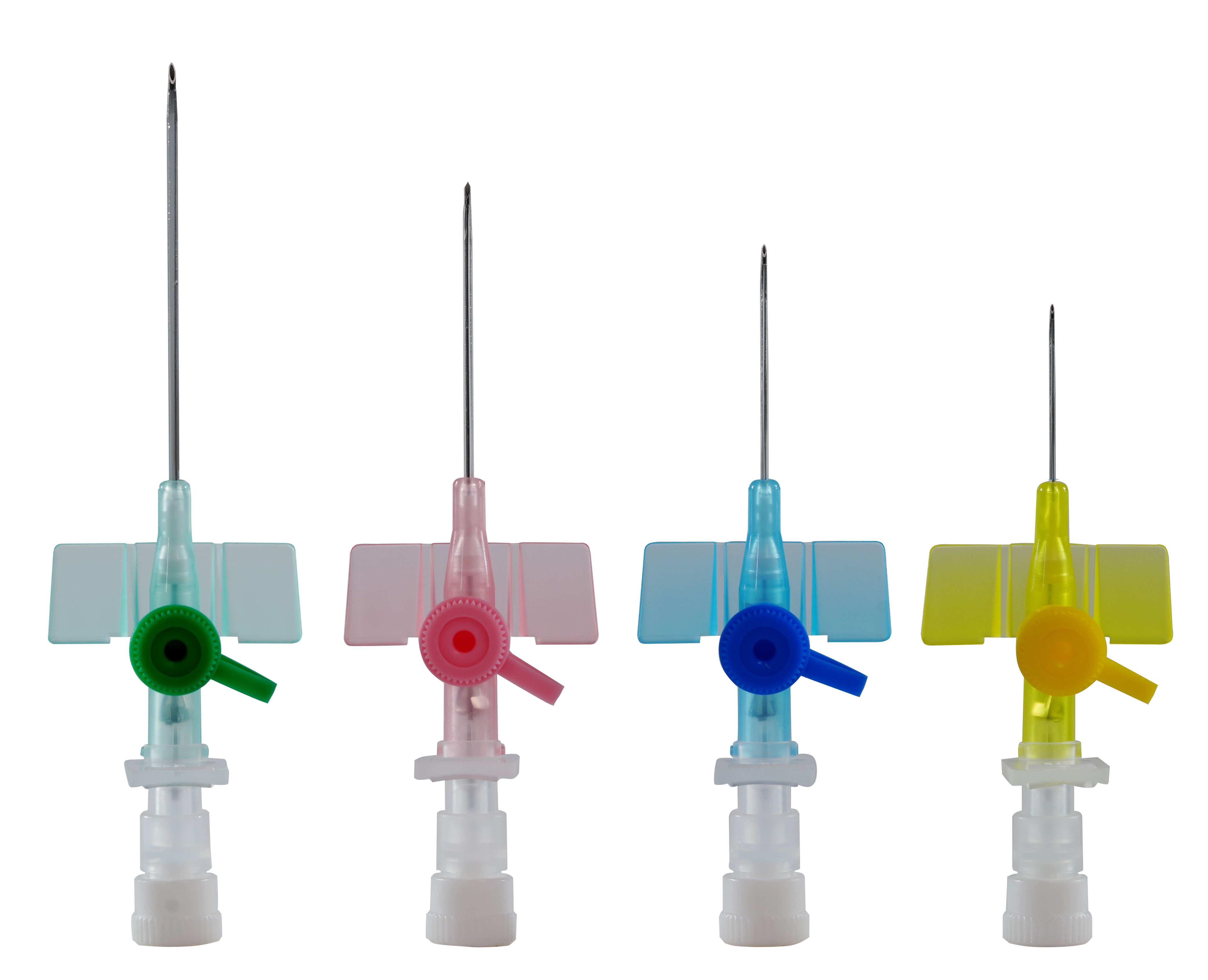 Safety IV Cannula  Product Features  With  Wings and Injection Port