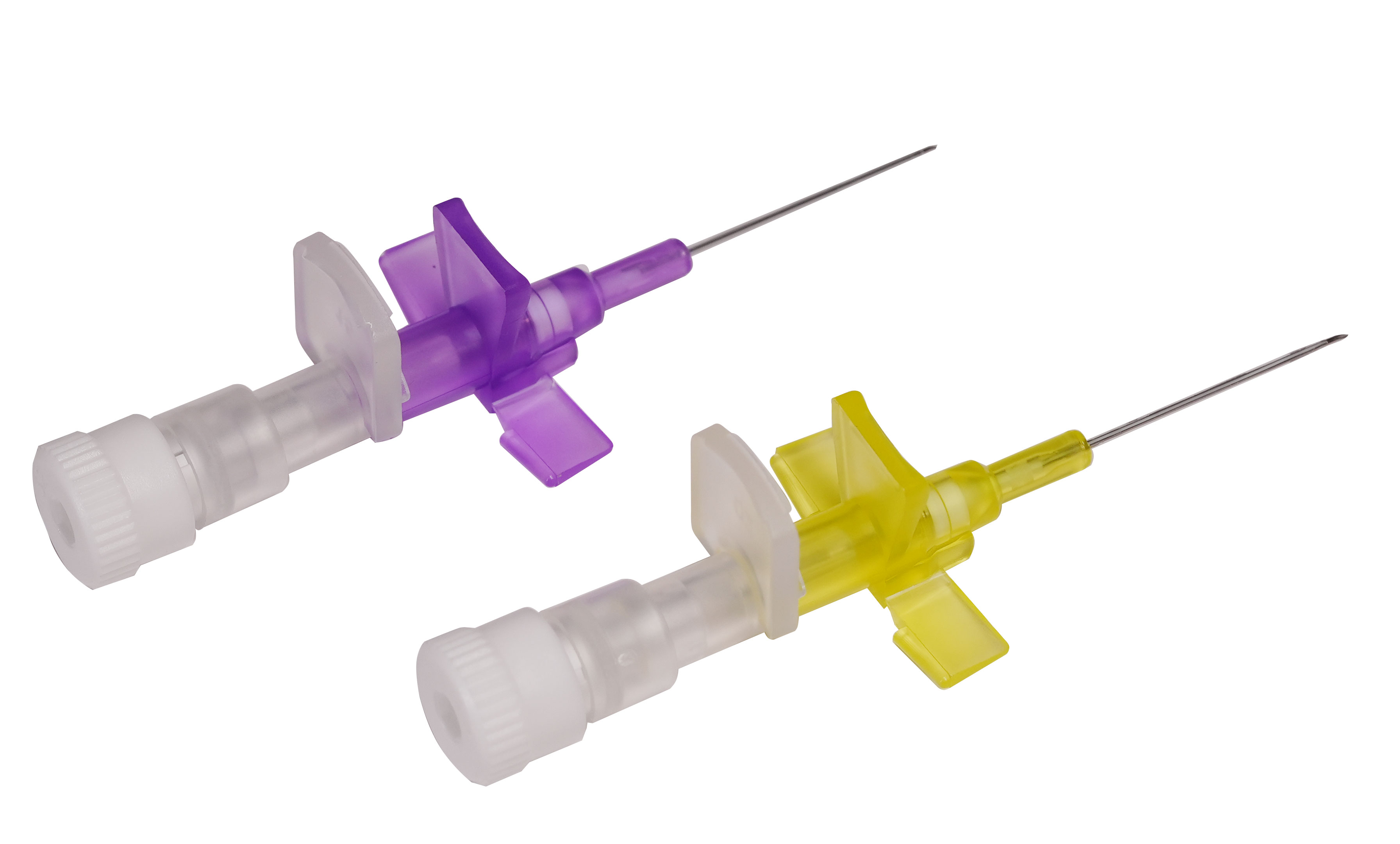 IV Cannula  With small Wings and Without Injection Port
